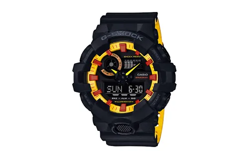 CASIO Unisex Liquid Crystal/Analog Dual Display Series Watch GA-700BY-1A