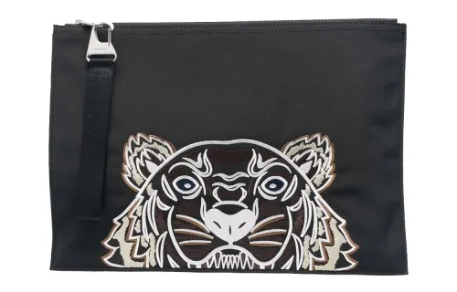 KENZO Polyester Coin Purse, Wallet, Clutch Regular Men's Black