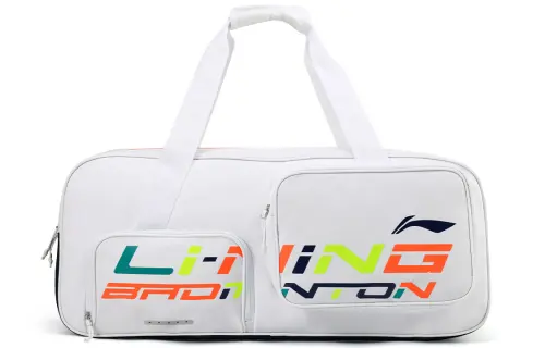 Li Ning Polyester Badminton Racket Bag Handbag Regular Unisex White