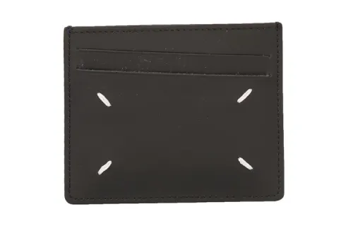 Maison Margiela Interior Compartment Leather Card Holder Men's Blue