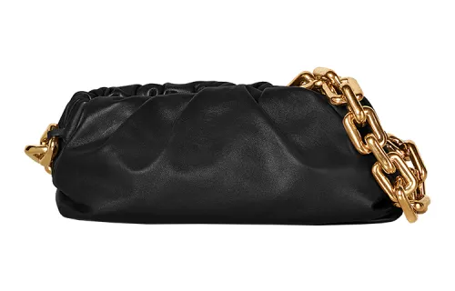 Bottega Veneta Chain Pouch Black