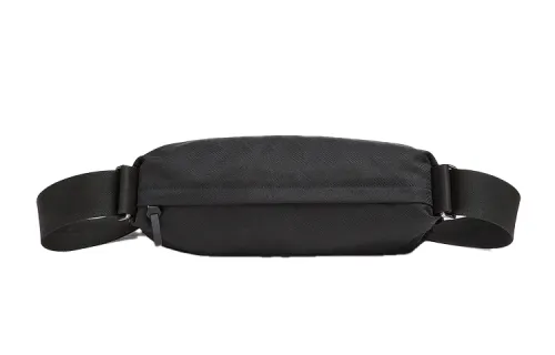 Bottega Veneta Jacquard Polyamide With Calfskin Fanny Pack Men's Black