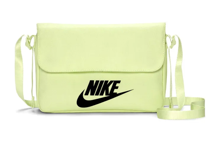 Nike Polyester Shoulder Bag, Crossbody Bag Regular Unisex Bright Yellow