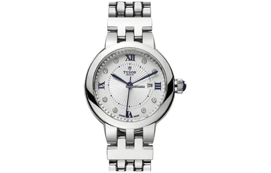 TUDOR Rose Collection Automatic Mechanical Movement 100m Waterproof Women's Watch 30mm White Dial