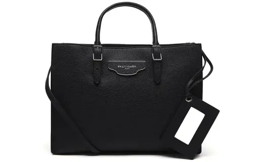 Balenciaga Calfskin Handbag, Shoulder Bag, Crossbody Bag Regular Women's Black