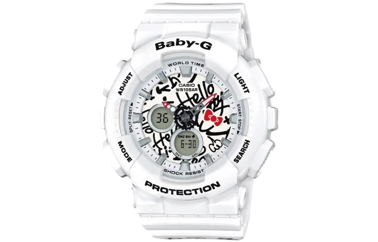 CASIO Women's BABY-G White Watch BA-120KT-7A