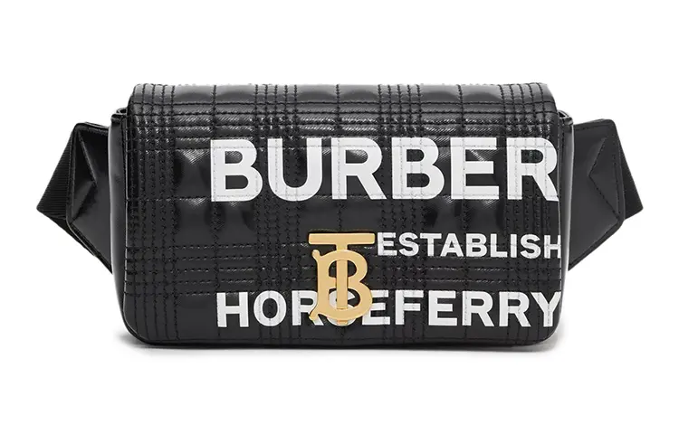 Burberry Lola Bag Lambskin Fanny Pack, Sling Bag, Crossbody Bag Regular Women's Black