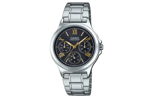 CASIO Unisex Standard Series 38mm Black Watch LTP-V300D-1A2