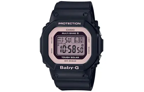 CASIO Women's BABY-G Black Watch BGD-5000-1BPRD
