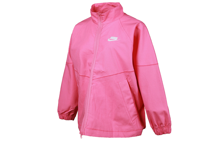 Женская куртка Nike Woven Jacket (фиолетово-розовая) — фото 3