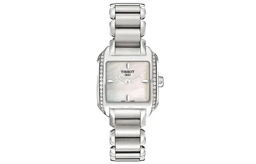 TISSOT Wave Collection Wave Collection Quartz Movement Women's Watch 20mm White Dial Stainless Steel Case