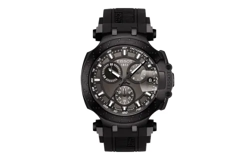 TISSOT Race Collection Quartz Movement 100m Waterproof Men's Watches Watch 43mm Gray Dial Stainless Steel Case
