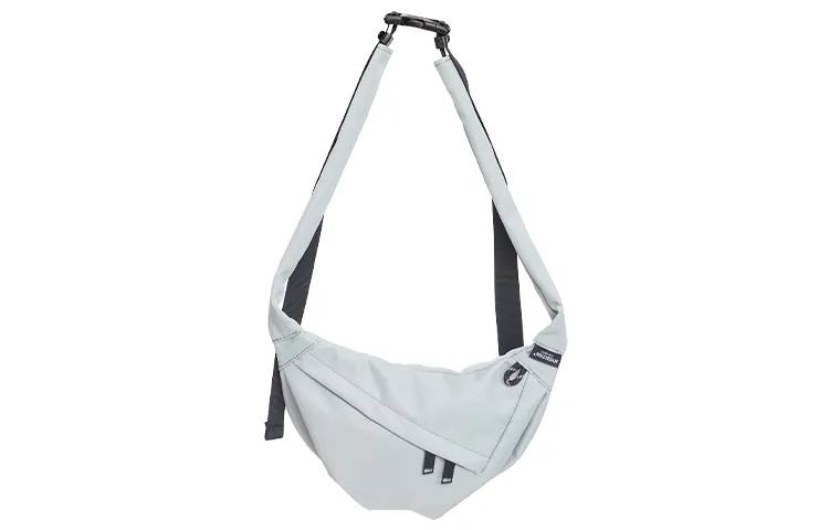 MYEDITION 2L Shoulder Bag, Cell Phone Pouch, Crossbody Bag, Outdoor Bag Nylon Black/Gray Unisex