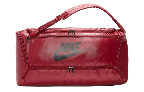 Nike Matte Leather Travel Bag, Handbag, Crossbody Bag, Gym Bag Unisex Red