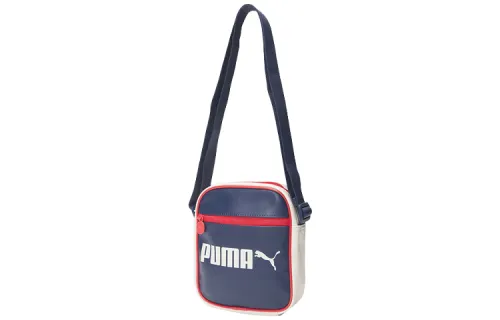 PUMA Polyester Handbag, Crossbody Bag Unisex Blue Red