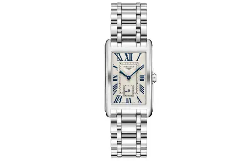 LONGINES Quartz waterproof white dial stainless steel, case, watch strap, quartz mechanism, 26.1mm