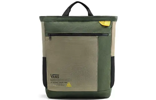 Vans Polyester Backpack Handbag Regular Unisex Green