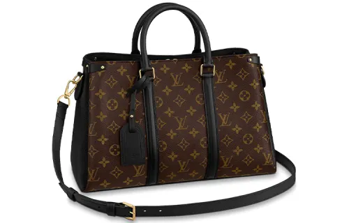 LOUIS VUITTON Soufflot Dyed Calfskin Handbag Medium Women's