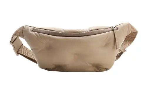 Maison Margiela Leather Fanny Pack Women's Beige