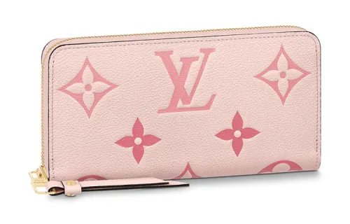 LOUIS VUITTON Zippy Wallet Rosebud