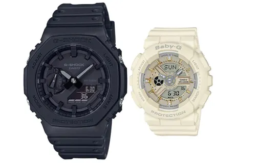 CASIO Unisex Pair Table Series Black Watch