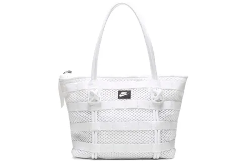Nike Air Tote Bag Polyester Tote Bag, Shopping Bag, Shoulder Bag, Handbag Unisex White