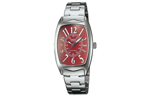 CASIO Women's Standard Series Red Watch LTP-1208D-4B