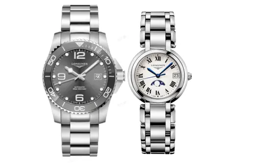 LONGINES Comcast Diving Collection Automatic Mechanical Movement Couple Watches Unisex Watch Gray Dial
