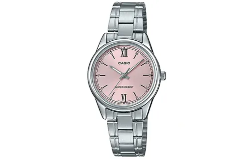 CASIO Women's Standard Series Pink Watch LTP-V005D-4B2