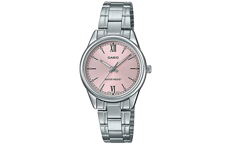 CASIO Women's Standard Series Pink Watch LTP-V005D-4B2