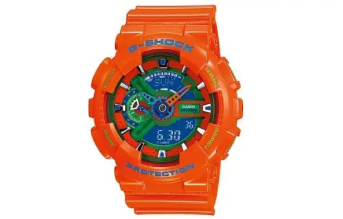 CASIO / 110 Collection Quartz Movement Resin Strap Watch Men's Watches Blue Dial