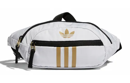 Adidas Originals Trefoil Polyester Sling Bag, Crossbody Bag, Fanny Pack Regular Unisex White