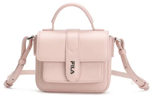 FILA Pu Shoulder Bag, Crossbody Bag, Handbag Regular Women's Pink