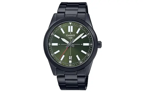 CASIO Men Standard Series Green Watch MTP-VD02B-3E