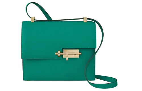 HERMES Verrou Epsom Calfskin Verrou Bag, Shoulder Bag, Crossbody Bag Women's Verona Green
