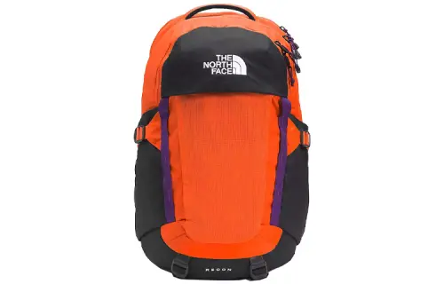 THE NORTH FACE 30L Backpack Outdoor Bag Recycled Nylon Orange Unisex