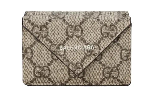 GUCCI Canvas Wallet Unisex Ebony