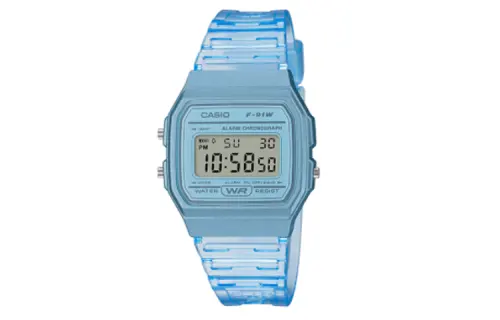 CASIO Women's DIGITAL Series Blue Watch F-91WS-2
