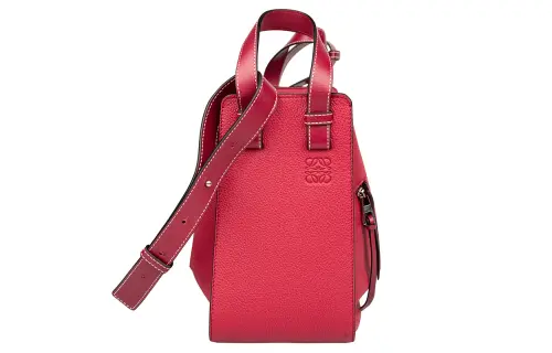 LOEWE Hammock Calfskin Shoulder Bag, Crossbody Bag, Handbag Women's Red
