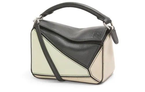 LOEWE Puzzle Calfskin Geometric Puzzle Bag, Handbag, Shoulder Bag, Crossbody Bag Mini Women's