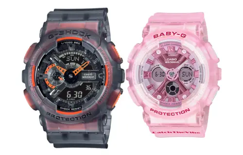 CASIO Unisex Pair Table Series Black Watch