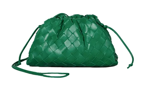 Bottega Veneta Sheepskin Shoulder Bag, Crossbody Bag, Clutch Mini Women's Racing Green