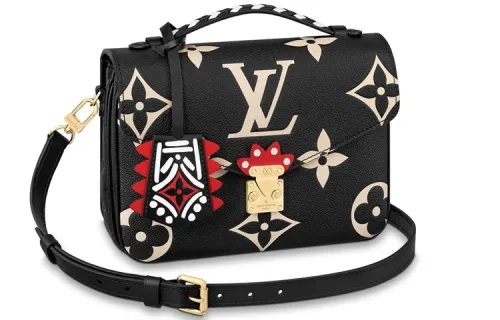 LOUIS VUITTON Crafty Pochette Metis Black