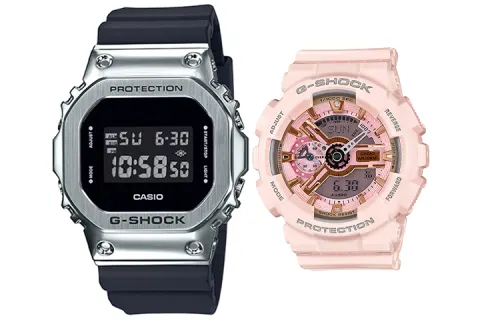 CASIO Unisex Pair Table Series Black Watch