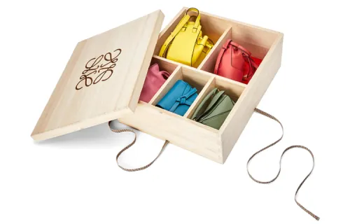 LOEWE Napa Calfskin Nano Bag Gift Box Set Large Mini Women's Multicolor