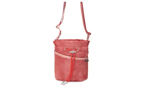 Converse Color Block Polyester Bucket Bag, Shoulder Bag Regular Unisex Terracotta Red
