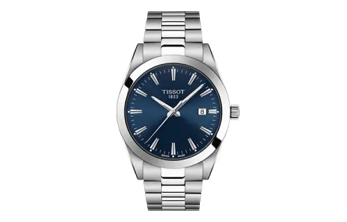 TISSOT Windy Collection Quartz Movement Men's Watches Watch 40mm Blue Dial Stainless Steel Case