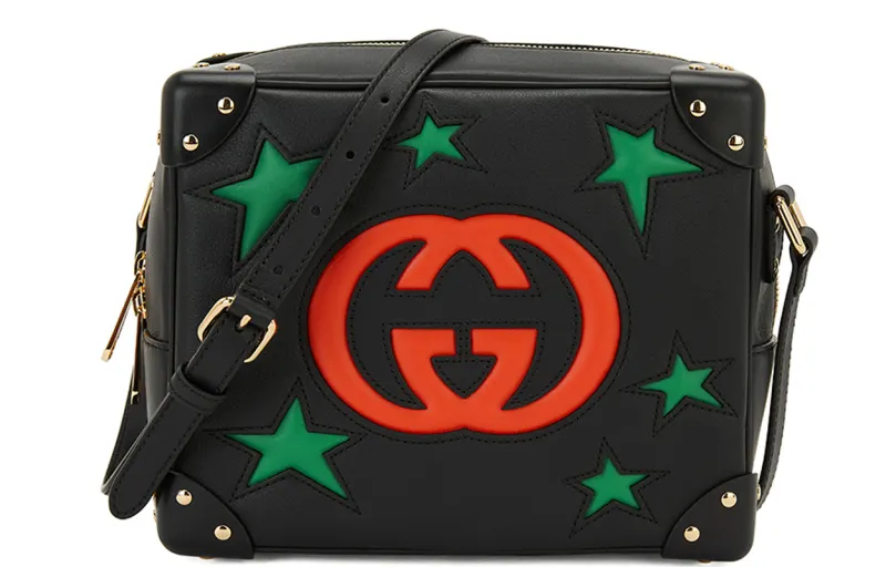 GUCCI Leather Crossbody Bag, Shoulder Bag Women's