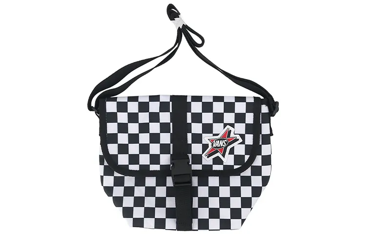 Vans Nylon Fabric Crossbody Bags Regular Unisex Black White