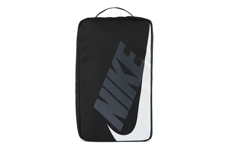 Nike Polyester Clutch, Shoe Box, Shoe Bag, Gym Bag, Handbag Regular Unisex Black